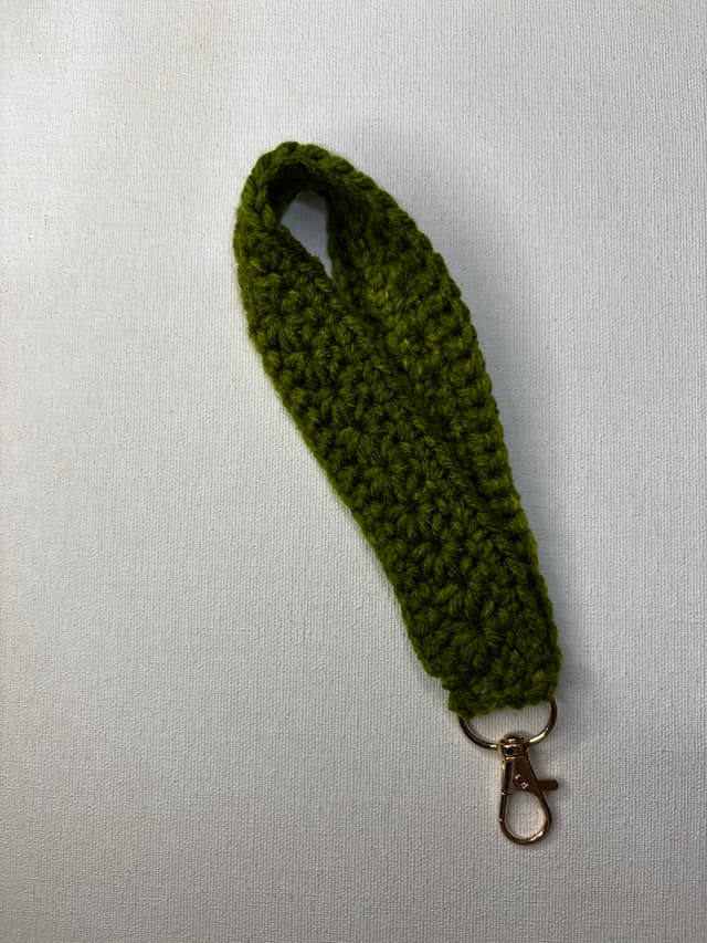 Wristlet strap keychain