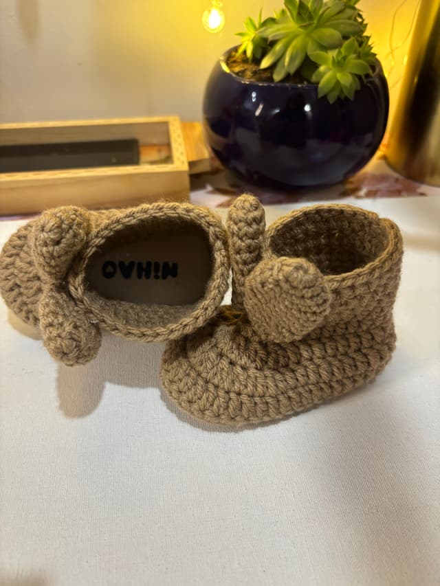 Bunny ear boots (3 - 12 months)