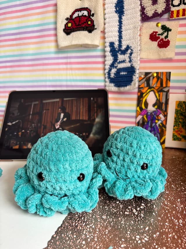 Crocheted Octopus Plushie