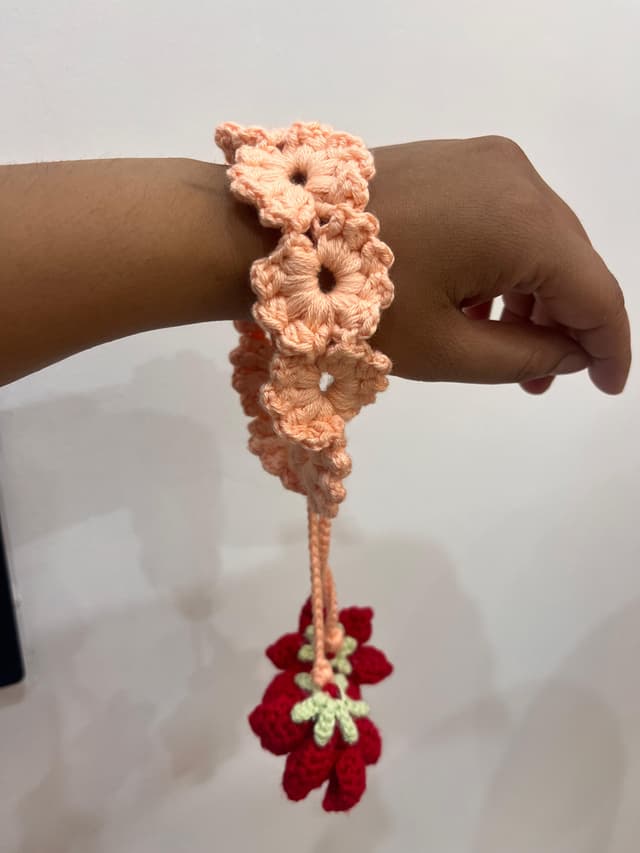Crochet phone charm